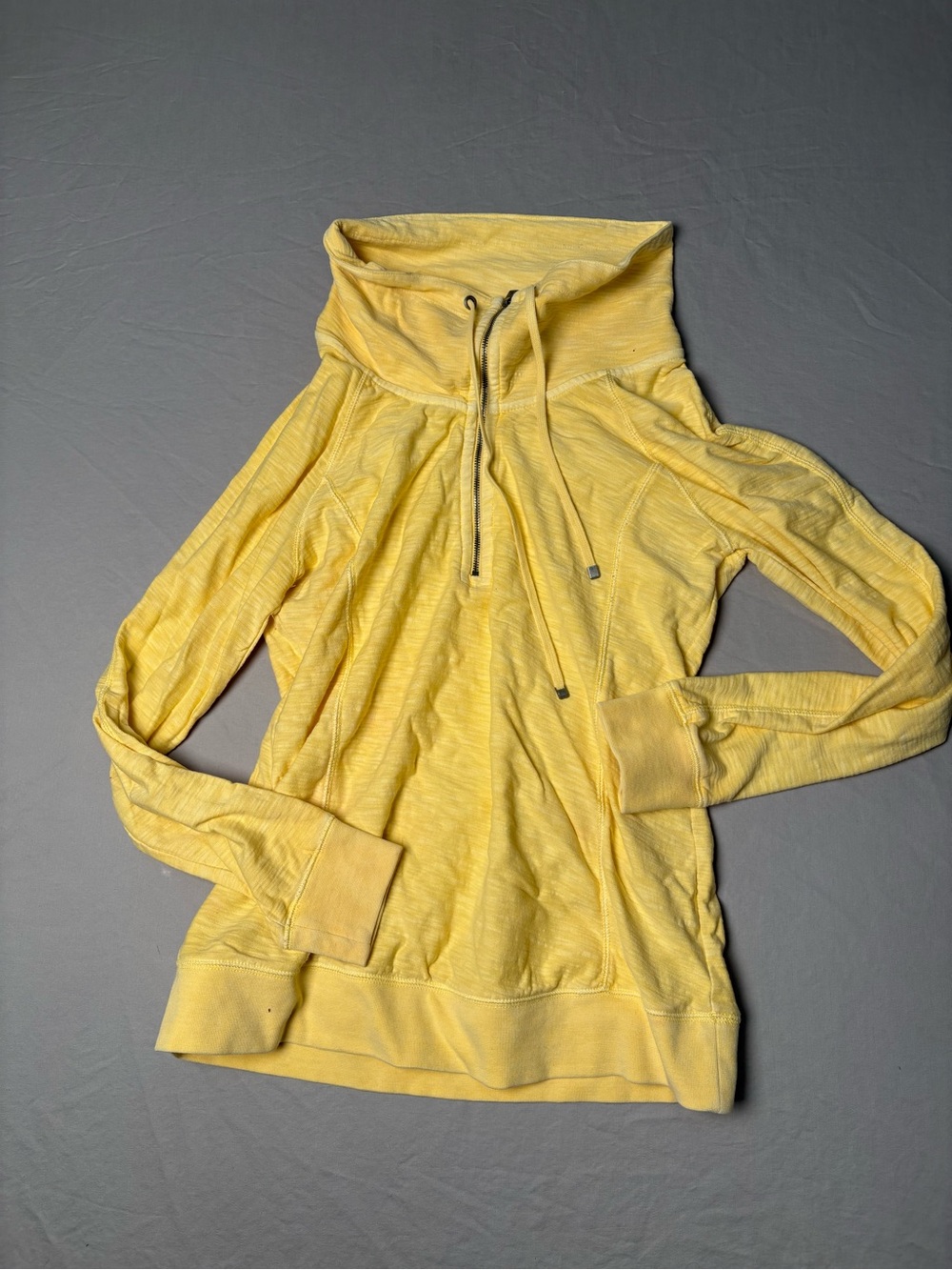 Tommy Bahama Yellow Funnel Neck Hoodie